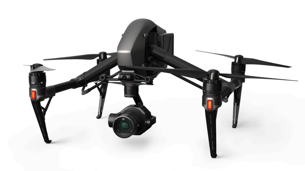 DJI Inspire 2 is a professional film drone that captures cinematic footage.